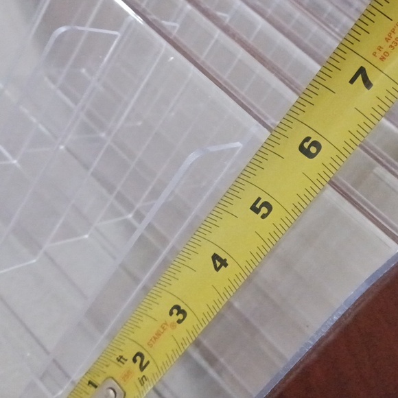 FINAL PRICE - Large Plexiglass Tiered Organizer - Picture 6 of 12